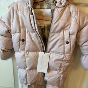Burberry baby snowsuit NWT